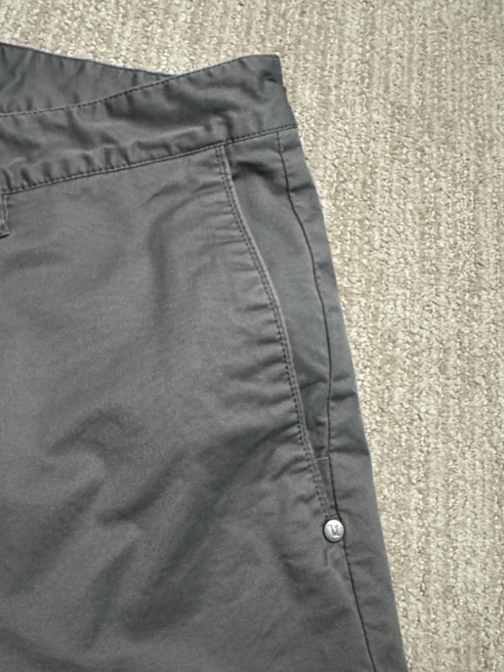 Vuori Men's 36x31 Gray Collins Chino Pants Stretch Straight Leg Lightweight - Picture 7 of 10